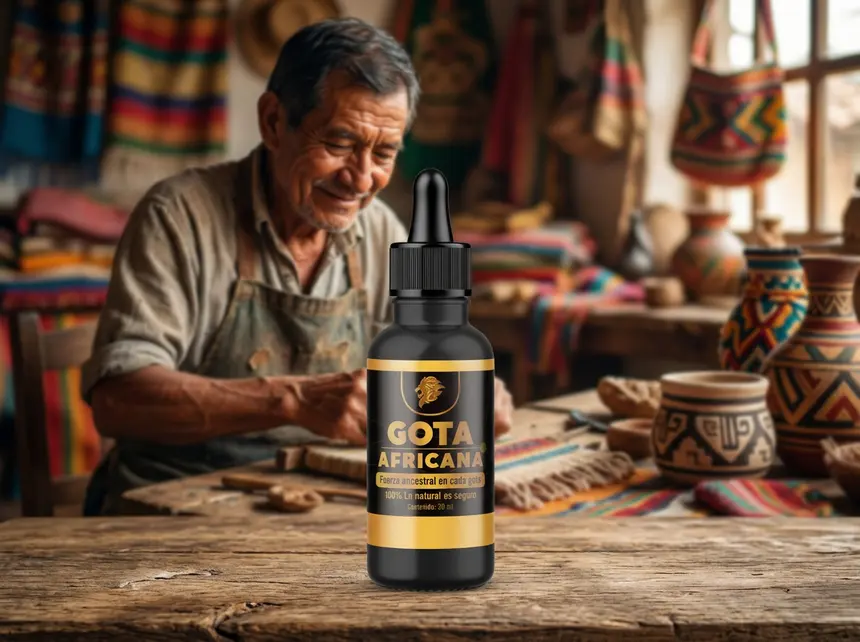 Artesano colombiano concentrado y con energía en su taller