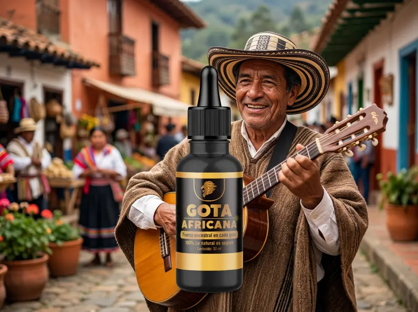 Músico colombiano lleno de energía y vitalidad