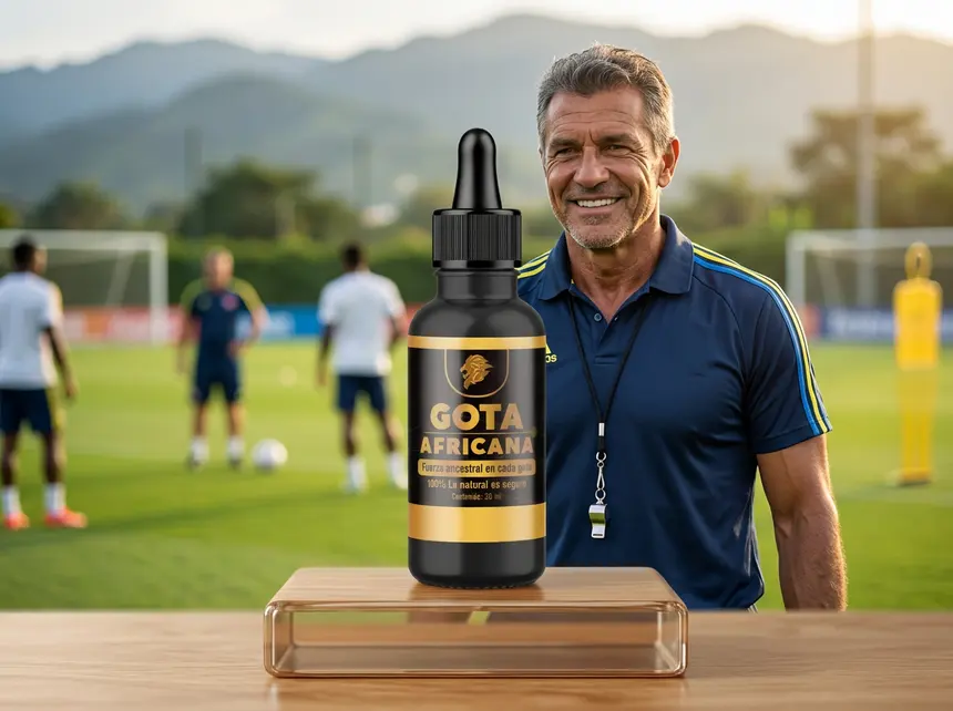 Entrenador de fútbol colombiano activo en la cancha
